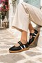 Premium, Stripe Detailed, Velcro Fastened, Daily Ballet Shoes, Lightweight, Flexible Sole Comfort Shoes - 5