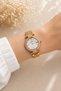 Stone Detailed Gold Color Women's Wristwatch - 2