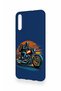 Samsung A50 Compatible Moto Rider Patterned Silicone Case - 4