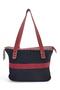 Hand Knitted Daily Handbag-Red - 2