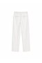 Men's Pleated Half Elastic Baggy Fabric Trousers - 4