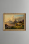 Landscape with Mountain Lake - Vintage Patterned Painting - Fine Model