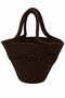 Lidya Stylish Detailed Straw Handbag Natural Weave Summer Beach, Daily Use Suitable Design Bag - 4