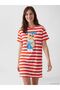 Lcw Dream Red Bear Teddy Printed Women's Nightgown - 2