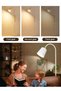 Modern pleated aesthetic floor lamp, living room pole lighting, 3 colors brightness work lamp - 5