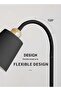 Archiology Arc Floor Lamp With Lamp Shade LED Bulb Black - 4
