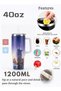 Stainless Steel Insulated 40oz Quencher Tumbler | BURJ AL ARAB PURPLE - 4