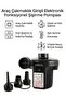 Kamptek 12V Car Electric Inflator Pump with Cigarette Lighter Input - Mattress, Mat, Boat, and Tent Inflator Pump (3 Different Tips)