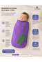 Baby Sleeping Bag and Swaddle with Zipper, 100% Cotton Muslin Inner Lining, Combed Cotton Outer Fabric, Special Design, 0-12 Months - 3