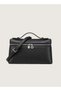 Fashionable Simple Women's Handbag Solid Black Color Crossbody Bag Leather Commuter Shoulder Bags East West Bags For Ladies - 4