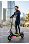 H7 Folding Electric Scooter 1500W Powerful Motor, 48V 13Ah Battery, 60KM/H High Speed, 50KM Range, NFC Key Start, 10 Inch Tires, Aluminum Alloy Frame with RGB Lights - 2
