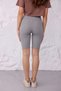 2-Pack Advantage Women's No-Show Extra Stretchy High Waist Biker Ribbed Short Shorts Leggings - 5
