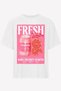 Unisex Oversized T-Shirt the Fresh Printed Loose Fit Oversized - 6