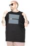 Mode XL Large Size T-Shirt with Bis Collar Black U26124 Black - 3