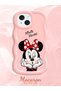 iPhone 14 Plus Compatible Case Camera Protector Pink Silicone Couple Phone Case Cute Pattern - 2