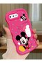 iPhone 8 Plus Compatible Case Camera Protector Red Silicone Couple Phone Case Cute Pattern