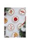 Globe Christmas Themed Snack Bowl 6 Pieces 10 cm - 3
