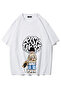 Unisex Oversize Risk Takers T-Shirt (White)