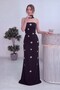 Women's Strapless Stone Detailed Long Evening Dress Woven Yellow, White, Red, Black