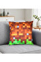 Gaming Pixel Art Cushion Throw Pillow – Soft Square Decorative Pillow 40 × 40 cm
