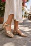 Women's Thin Strap Ankle Buckle Casual Sandals - 3