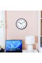 Cambridge Elle White Wall Clock Elegant Modern Design Minimalist Timepiece - 3