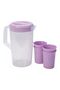 2L Plastic Water Jug with 4 Cups - 3