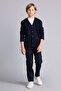 School Straight-Leg Gabardine Trousers for Boys T8850A626Au - 2