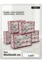 Istanbul Large Size Quilt Cover |   Underbed and Sofa Bed Type Storage Box |   Large Size 5 Pieces 90X50X40Cm