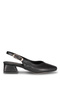 Çpç027-C Black Leather Women's Heeled Shoes - 2