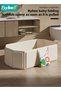 Baby Bath Tub, Collapsible Baby Bathtub,Portable Bath Tub with Non-Slip Base+5 Ocean Balls+4 Duckling Toys, Large Capacity, for 0-5 Years Old Toddlers, Kids - 4