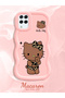 Samsung Galaxy M12 Compatible Case Camera Protector Pink Silicone Couple Phone Case Kitty Pattern - 2