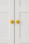 Yellow - Maxi Series Wooden Drawer and Cabinet Handle Set of 2 - 2