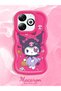 Infinix Hot 40I Compatible Case Camera Protector Red Silicone Couple Phone Case Cartoon Pattern - 2