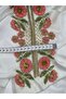 Elegant Floral Patterned Beaded Embroidered Tulle Lace Ribbon (1Mt) - 3