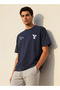 Yale University Regular Fit Crew Neck Short Sleeves T-shirt