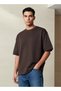 Men Boxy Crew Neck Short Sleeves T-shirt