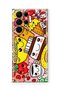 Samsung Galaxy S23 Ultra Compatible Printed Transparent Phone Case |   Collection: Snacktoon Delight