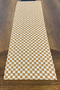 40X140Cm Woven Stain Resistant Printed Thai Feather Fabric Table Cloth Decorative Runner Washable - 2