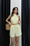 Yellow Halter Neck Bustier Shorts Set - 2Y30361 - 4