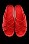 Belix Vera Red Genuine Leather Women's Daily Slippers - 8