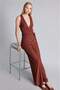 Wide Leg Wrinkled Textured Brown Trousers H5275Ax26Sm