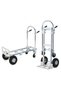 - 2-in-1 Aluminum Hand Truck, Heavy-Duty Convertible Hand Truck and Cart [High Capacity], Foldable Utility Cart for Moving, Warehouse, and Industrial Use