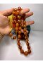 15,2//16,2 Collectible Display Stand Almarey Master Craftsmanship Identical Ottoman Simile Stick Clamping Amber Prayer Beads - 3