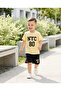 Boy's Casual Cut Short-Sleeved Top and Shorts Set