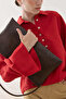 Crochet Rectangular Bag Brown - 4