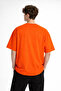 Wolf - Oversize Men's T-Shirt Orange - 5