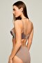 Women's Cotton Modal Fabric High Waist Lace Panties, 47% Modal 47% Cotton 6% Elastane - 3