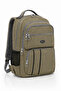 Unisex Canvas Fabric School Bag with Laptop Compartment, Daily Sports Travel Backpack - 2