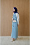 Women's Embroidered Strap Denim Dress - 2